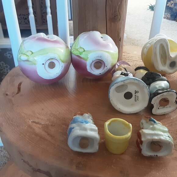 Set Of 5 Collectible Vintage Salt & Pepper Shakers - Picture 5 of 9